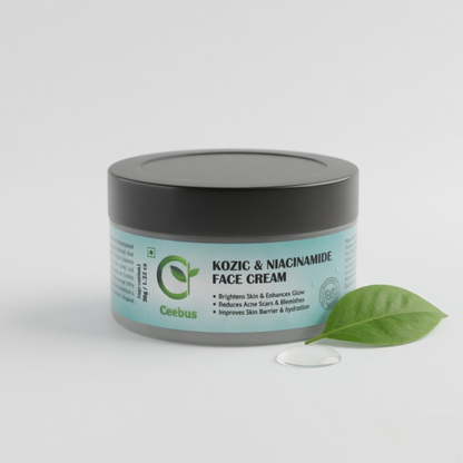 Ceebus Restore Barrier Cream with Lactobacillus Ferment, Niacinamide & Vitamin C | For Dry & Sensitive Skin | All Skin Types | 50g