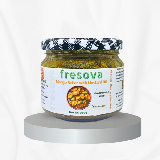 Raw Mango Achar With Mustard Oil- 300gm