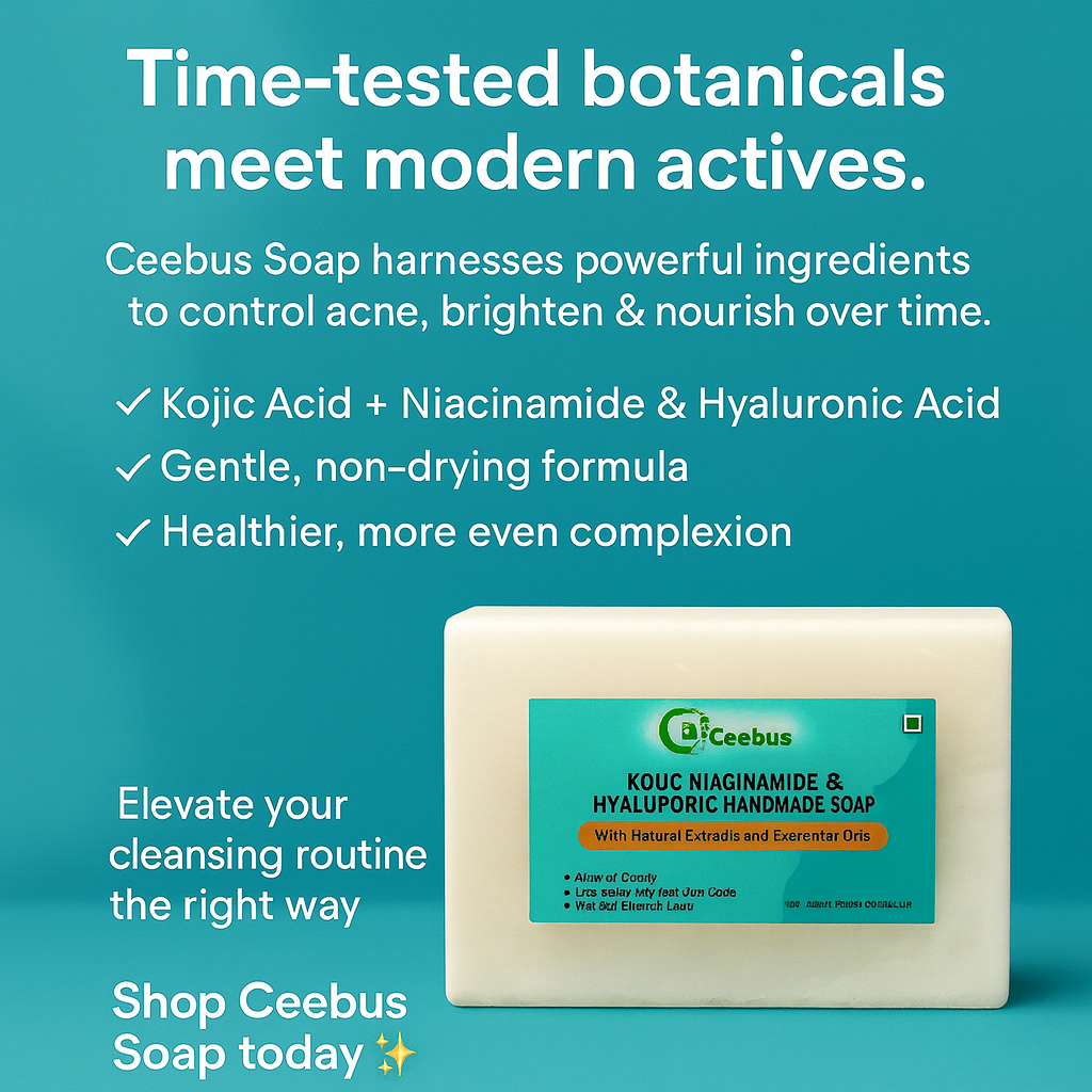 Ceebus Tone Correction Bar | De-Tan Soap with Liquorice, Green Tea & Neem | Kojic Acid + Niacinamide | Helps Visibly Even Skin Tone | For Men & Women | Pack of 2
