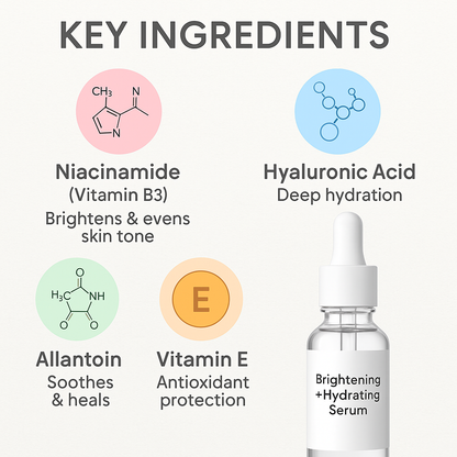 Ceebus 10% Niacinamide Serum 30ml | For Glowing Skin, Pore Tightening & Oil Control | Lightweight Daily Brightening Formula