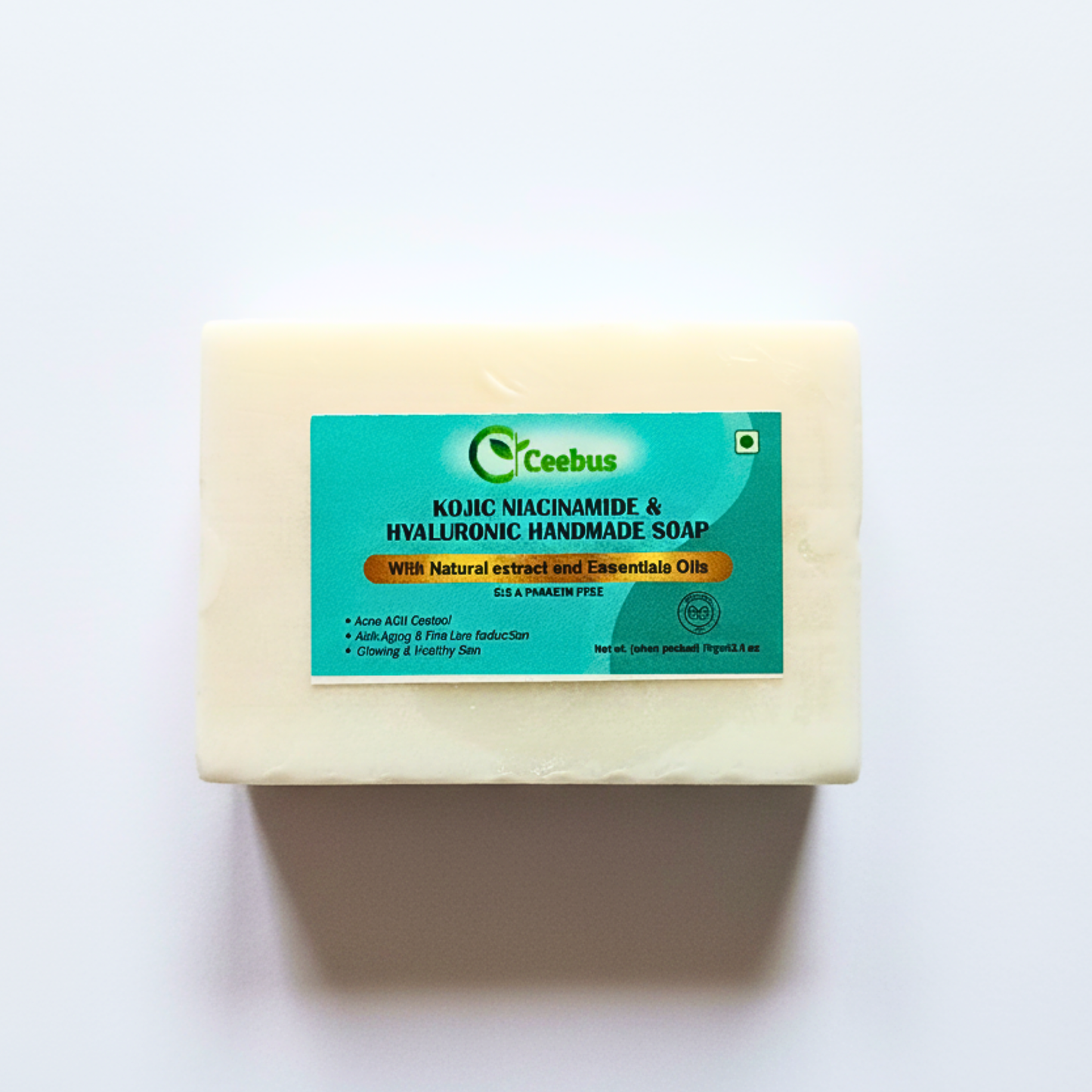 Ceebus Tone Correction Bar | De-Tan Soap with Liquorice, Green Tea & Neem | Kojic Acid + Niacinamide | Helps Visibly Even Skin Tone | For Men & Women | Pack of 2